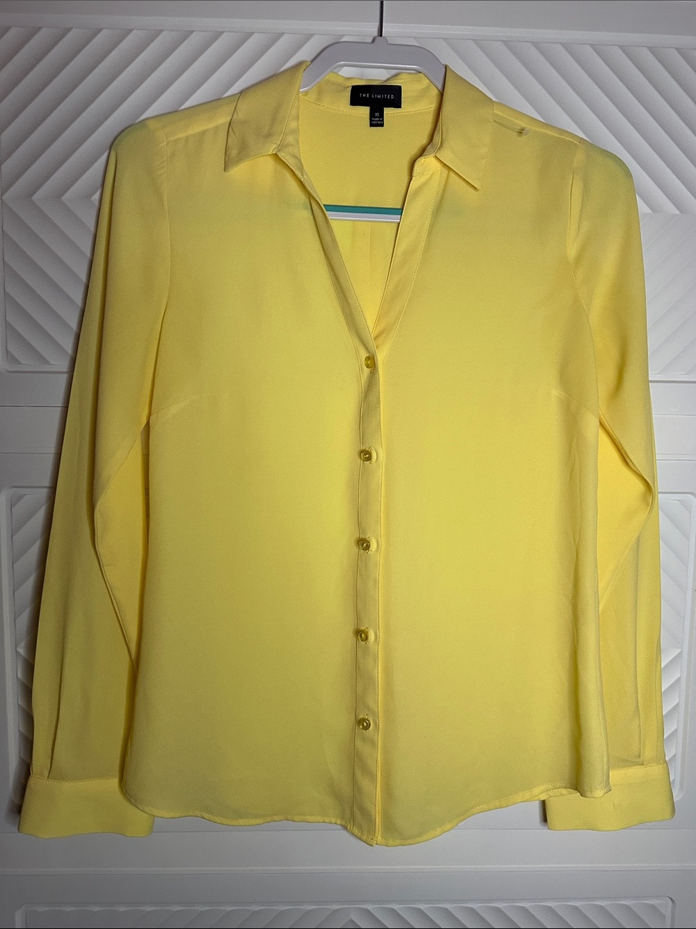 The Limited Sunny Yellow Long-Sleeve Button-Down Shirt